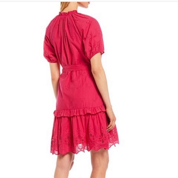 Antonio Melani Tatum Embroidered Eyelet Dress in Abyss, Size 8 - Picture 15 of 16